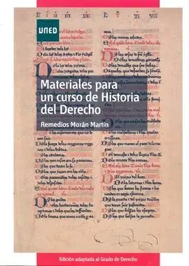 Materiales para un Curso de Historia del Derecho