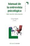 MANUAL DE LA ENTREVISTA PSICOLÓGICA