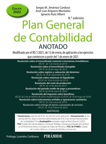 Plan General de la Contabilidad Anotado