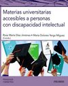 MATERIAS UNIVERSITARIAS ACCESIBLES A PERSONAS CON DISCAPACIDAD INTELECTUAL