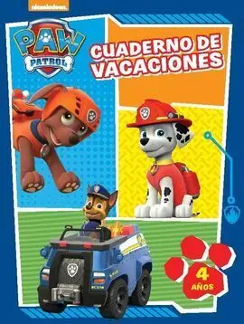 Paw Patrol - Cuaderno de Vacaciones - 4 Años