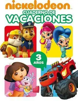 Cuaderno de Vacaciones Nickelodeon. 3 Años