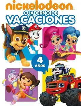Cuaderno de Vacaciones Nickelodeon. 4 Años