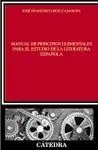 Manual de Principios Elementales para el Estudio de la Literatura Española