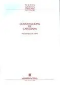 Constitucions de Catalunya. L'incunable 1495