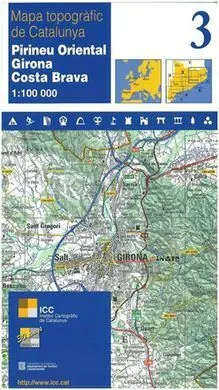 Pirineu Oriental, Girona, Costa Brava 3 (1:100,000)