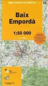 Baix Empordà. Mapa Comarcal de Catalunya 1:50000