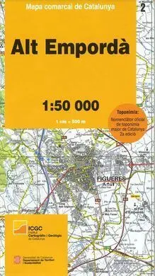 Alt Emporda - 2 (1:50,000)