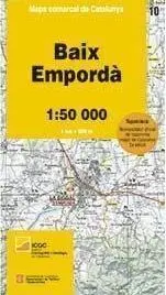 Baix Empordà - 10. Mapa Comarcal de Catalunya (1:50. 000)