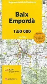 10 Baix Emporda 1:50. 000 -Icc Mapa Comarcal Catalu