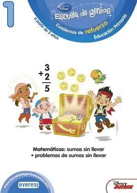 Escuela de Genios. Cuadernos de Refuerzo 1 - a Partir de 5 Años - Matemáticas