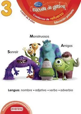 Escuela de Genios. Cuadernos de Refuerzo 3 - a Partir de 8 Años - Lengua