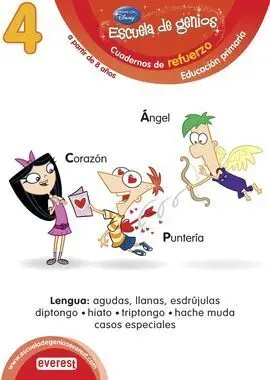 Escuela de Genios. Cuadernos de Refuerzo 4 - a Partir de 8 Años - Lengua