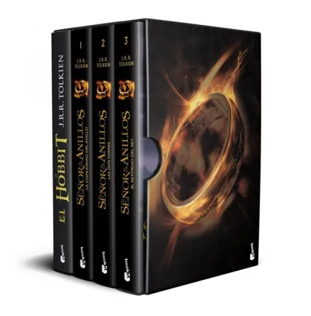Estuche Tolkien (Trilogia Sr Anillos+Hobbit+Mapa)
