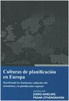 CULTURAS DE PLANIFICACIÓN EN EUROPA