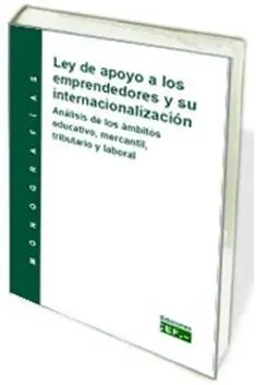 Ley de Apoyo a los Emprendedores y Su Internacionalizacion