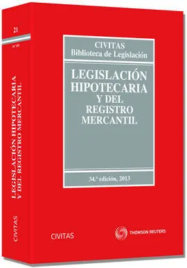 Legislación Hipotecaria y del Registro Mercantil