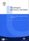 TECNOLOGÍAS DEL TEXTO Y DEL HABLA