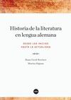 HISTORIA DE LA LITERATURA EN LENGUA ALEMANA