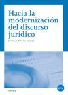 HACIA LA MODERNIZACIÓN DEL DISCURSO JURÍDICO