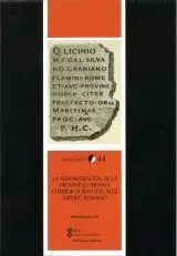 La Administración de la Provincia Hispania Citerior Durante el Alto Imperio Romano