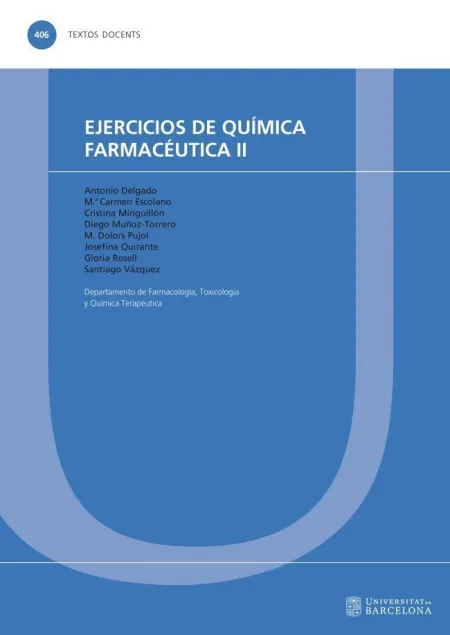 Ejercicios de Química Farmacéutica Ii