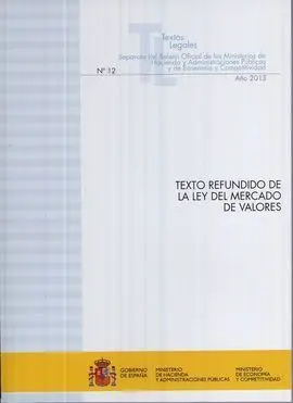 Texto Refundido de la Ley del Mercado de Valores 2