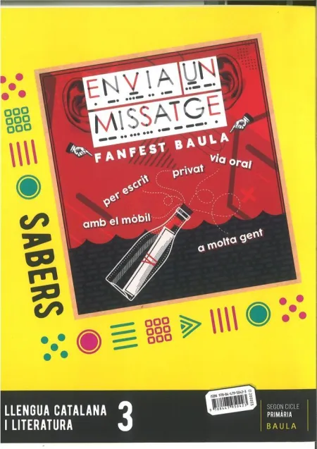 Llibre Sabers Llengua Catalana I Literatura 3R Primària Fanfest