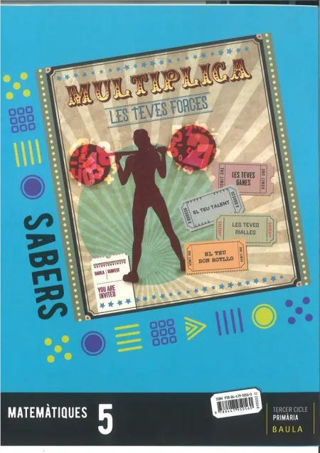 Llibre Sabers Matemàtiques 5È Primària Fanfest