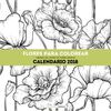 CALENDARIO FLORES PARA COLOREAR 2018