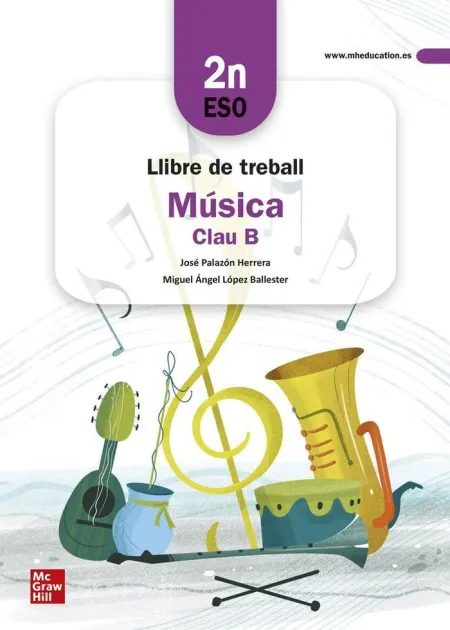 Música Clau B 2º eso. Valencià. Llibre de Treball. Edición Lomloe