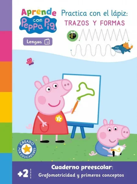 Peppa Pig. Primeros Aprendizajes - Aprende Grafomotricidad con Pe