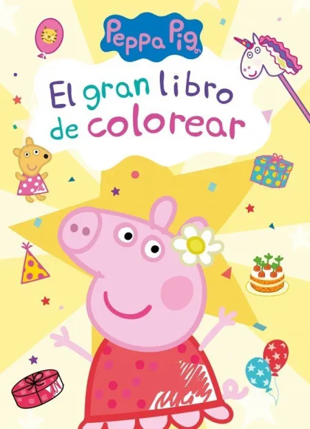 Peppa Pig Actividades Colorear. Peppa y
