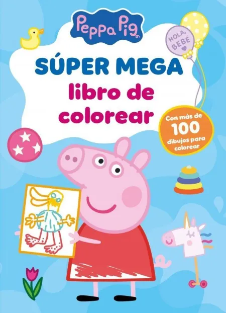 Súper Mega Libro de Colorear (Peppa Pig. Actividades)
