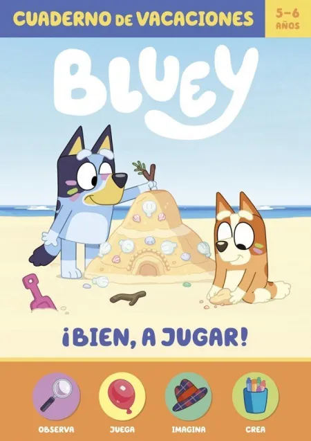 Bluey. Cuaderno de Vacaciones 5-6 Años