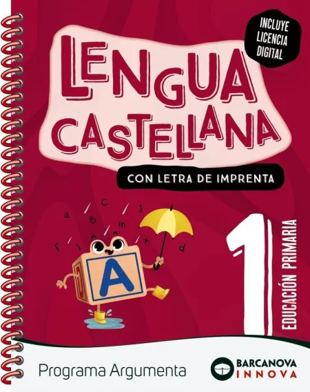 Argumenta 1. Lengua Castellana (Letra Imprenta)