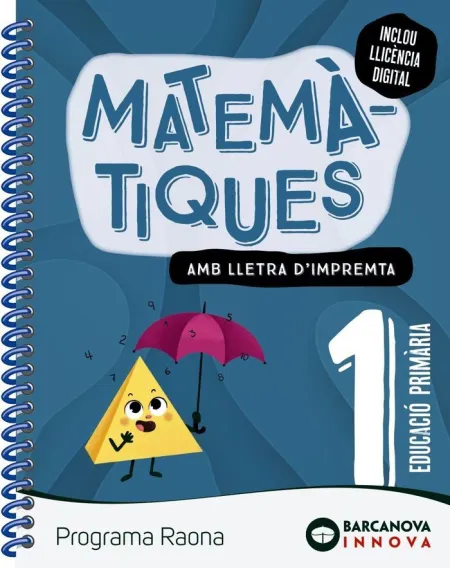 Raona 1. Matemàtiques (Lletra Impremta)