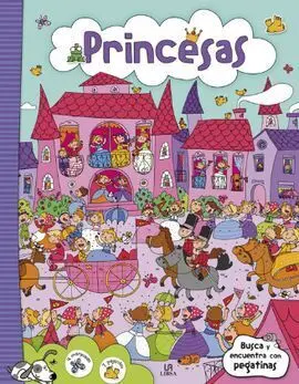 Princesas. Busca y Encuentra (Pegatinas)