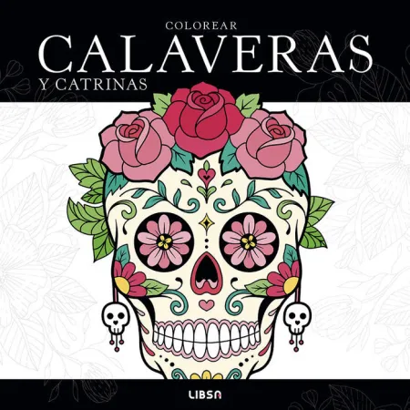 Colorear Calaveras y Catrinas