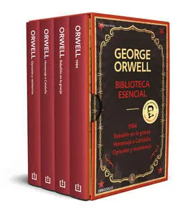 Biblioteca Esencial George Orwell (1984 Rebelión en la Granja Homenaje a Cat
