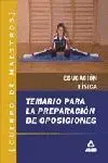 Temario Educación Física, Cuerpo de Maestros