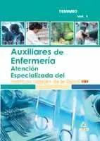 Temario V. 1 Auxiliares de Enfermeria Atencion Especializada Instituto Catalan de la Salud