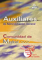 Temario Auxiliar Administrativo Comunidad de Madrid