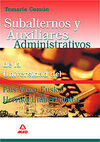 SUBALTERNOS Y AUXILIARES ADMINISTRATIVOS DE A UNIVERSIDAD DEL PAIS VASCO. TEMARIO COMUN