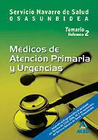 Médicos de Atención Primaria y Urgencias. Temario Volumen 2. Osasunbidea