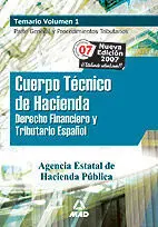 Temario Volumen 1 Cuerpo Tecnico Hacienda
