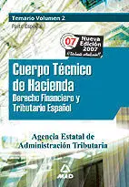 Cuerpo Técnico Hacienda Temario Volumen 2