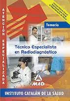 Temario Técnico Especialista en Radiodiagnóstico Instituto Catalán de la Salud