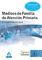 Volumen I Médicos Familia Instituto Catalán de la Salut