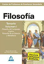 Filosofía Temario V. 1 Cuerpo de Profesores de Enseñanza Secundaria